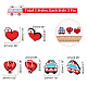 9Pcs 3 Style Hospital Theme Food Grade Eco-Friendly Silicone Beads(SIL-CA0001-35)-2