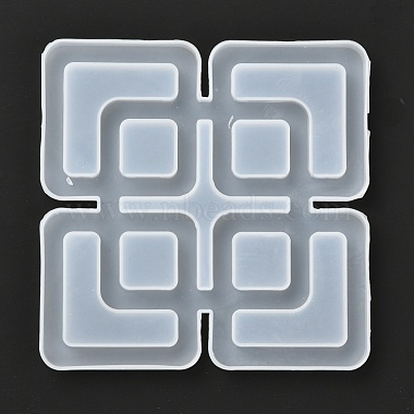 Square Silicone Cup Mat Molds(DIY-I065-08)-2