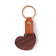 Wooden & Imitation Leather Pendant Keychain(PW23041899362)-1