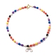 Rainbow Alloy Enamel Pendant Necklaces for Women(NJEW-JN03991)-1