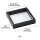Square Transparent PE Thin Film Suspension Jewelry Display Box(CON-YW0001-37)-5