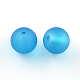 Transparent Frosted Glass Beads(FGLA-R001-6mm-M)-2