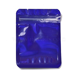 Plastic Packaging Yinyang Zip Lock Bags, Top Self Seal Pouches, Rectangle, Dark Blue, 9.9x7.4x0.02cm, Unilateral Thickness: 2.5 Mil(0.065mm)(OPP-F002-01A-01)