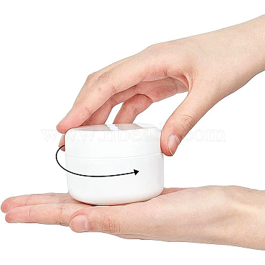 Plastic Cosmetics Cream Jar(DIY-BC0001-99)-5