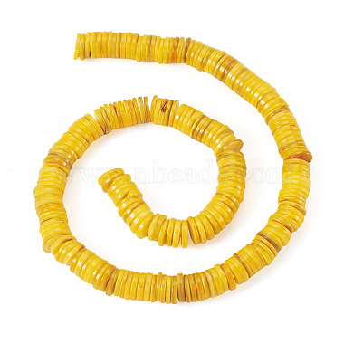1 brin de perles de coquillages d'eau douce naturels(SHEL-TA0001-35A)-1