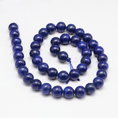 Teints lapis lazuli rondes naturelles perles brins(X-G-K081-8mm)-2