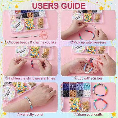 DIY Bracelet Necklace Making Kit(DIY-YW0007-52)-4