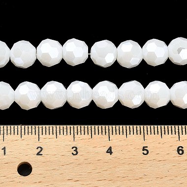 plaquer des brins de perles de verre opaques(EGLA-A035-P8mm-A01)-4