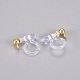 304 Stainless Steel and Plastic Clip-on Earring Findings(X-STAS-G225-27G)-1