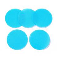 Spot Markers Carpet Markers, Sitting Spots Nylon Hook and Loop, Sky Blue, 100x2mm(DIY-WH0114-89F)