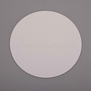 Painting Canvas Panel Drawing Boards, Round Canvas Panels, for DIY Art Painting, White, 20x0.3cm(DIY-WH0166-20)