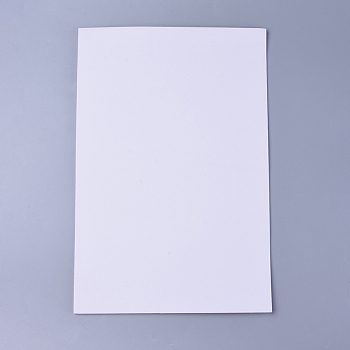 A4 Sponge EVA Sheet Foam Paper, with Adhesive Back, White, 29.3~29.7x19.4~19.7x0.2cm