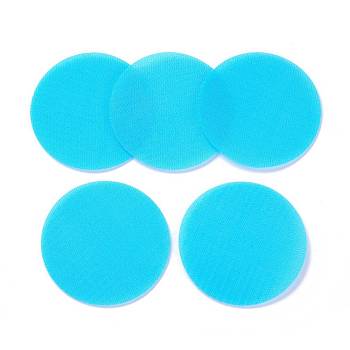 Spot Markers Carpet Markers, Sitting Spots Nylon Hook and Loop, Sky Blue, 100x2mm