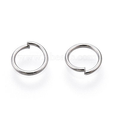 Platinum Ring Iron Open Jump Rings