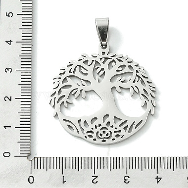 Non-Tarnish 201 Stainless Steel Pendants(STAS-U003-21B-P)-3