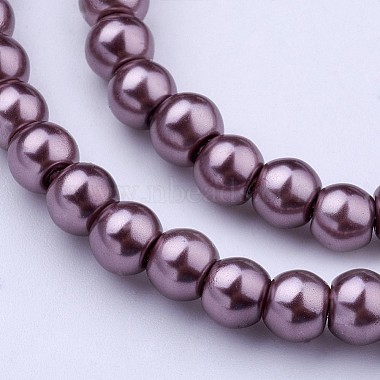 Glass Pearl Beads Strands(HY-4D-B07)-2