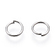 Iron Open Jump Rings(IFIN-T019-6mm-P)-1