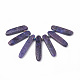 Натуральный лепидолит / пурпурный слюдяный камень бисер пряди(G-N215-007)-1