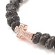 Bracelet extensible perlé en pierre de lave naturelle(BJEW-JB08294-03)-4