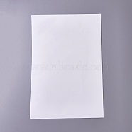 EVA Sheet Foam Paper, with Adhesive Back, Rectangle, White, 30x21x0.1cm(X-AJEW-WH0104-79A)