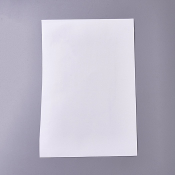 EVA Sheet Foam Paper, with Adhesive Back, Rectangle, White, 30x21x0.1cm