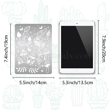 pochoirs de matrices de découpe en acier inoxydable personnalisés(DIY-WH0289-020)-2