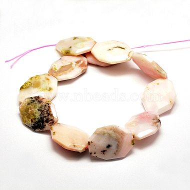 Natural Pink Opal Beads Strands(G-F477-10)-2