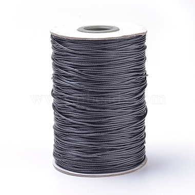 0.8mm Black Waxed Polyester Cord Thread & Cord