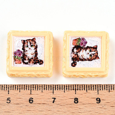 Opaque Resin Decoden Cabochons(RESI-N039-130B)-3