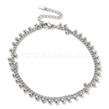Round Stainless Steel Anklets