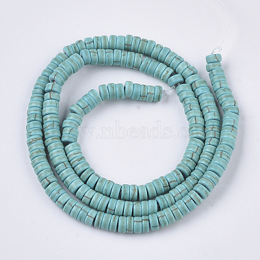 Synthetic Turquoise Beads Strands(TURQ-S282-22C)-2