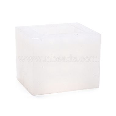 Cuboid DIY Candle Food Grade Silicone Molds with Diamond Shape Ball(DIY-B034-12)-5