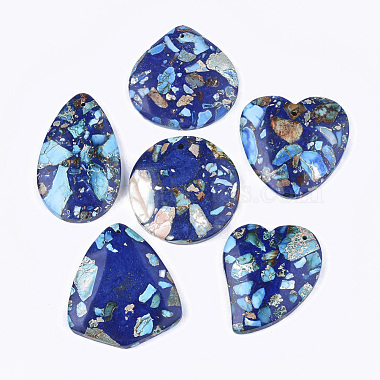 Blue Mixed Shapes Mixed Stone Pendants