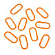 10Pcs Alloy Spring Gate Rings(FIND-TA0009-25C)-2