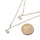 Brass Link Chain Double Layer Necklaces(NJEW-JN03993)-3