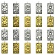 15Pcs 5 Styles Tibetan Style Alloy Pendants(TIBEP-YW0001-76AG)-3