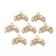 Brass Micro Pave Clear Cubic Zirconia Charms(KK-S354-251-NF)-1