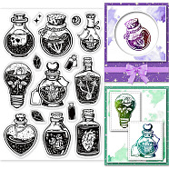 Custom PVC Plastic Clear Stamps, for DIY Scrapbooking, Photo Album Decorative, Cards Making, Pill Bottle Pattern, 160x110x3mm(DIY-WH0448-0032)