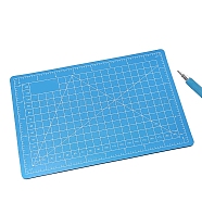 A5 PVC Cutting Mat, Cutting Board, for Craft Art, Dodger Blue, 15x22cm(WG42361-04)