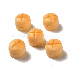 Opaque Resin Imitation Food Decoden Cabochons, Bread, Sandy Brown, 18x15mm(RESI-A033-05K)