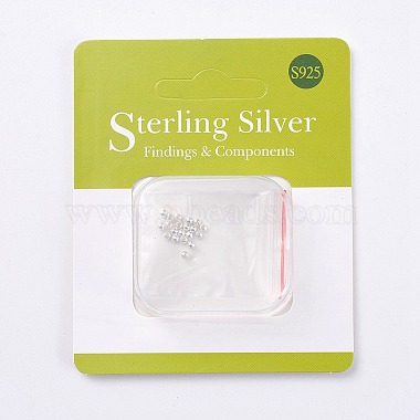 Стерлингового серебра Шарики прокладки(X-STER-A010-2mm-239A)-3