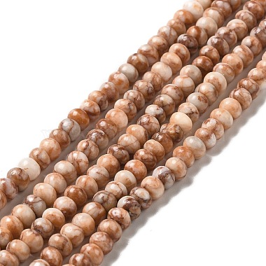 6mm Rondelle Netstone Beads