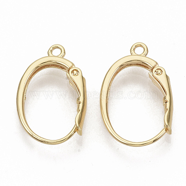 Real Gold Plated Brass Leverback Earring Findings