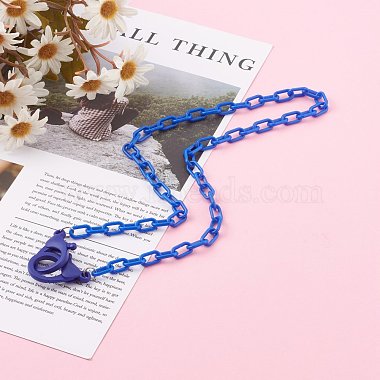 Personalized Opaque Acrylic Cable Chain Necklaces(NJEW-JN03432-01)-5