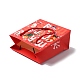 bolsas de regalo de papel con estampado de santa claus de navidad con asa de cordón de nylon(CARB-K003-01C-01)-4