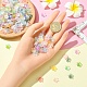 93g embouts de perles en acrylique d&eacute;poli(FACR-YW0001-10I)-4