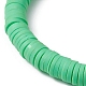 7Pcs 7 Color Polymer Clay Heishi Surfer Stretch Bracelets Set(BJEW-JB09639)-5