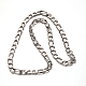 304 Stainless Steel Figaro Chain Necklaces(NJEW-H421-3)-1