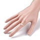 Natural Round Shell Pearl Beads Finger Ring(RJEW-JR00412)-6