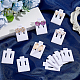 PVC Earring Organizer Display Stands for Jewelry Display Rack(EDIS-WH0011-06F)-4